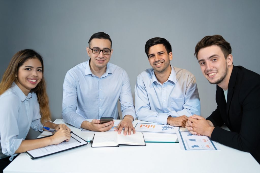 Business owner reviewing tax documents with a CPA