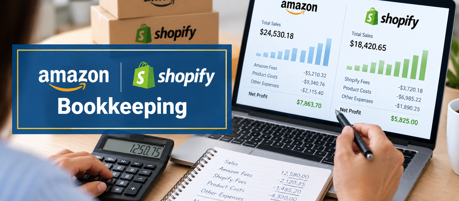 Amazon & Shopify Bookkeeping