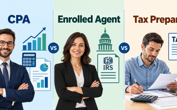 CPA vs Enrolled Agent vs Tax Preparer